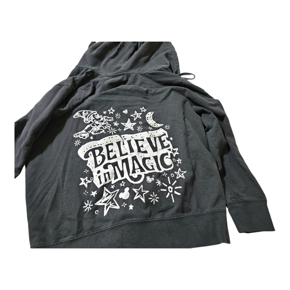 Disney Parks Mickey Believe in Magic black hoodie size 1x - Picture 2 of 5